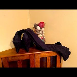 BLK WM Thigh High Boots, Size 10, Good Condition